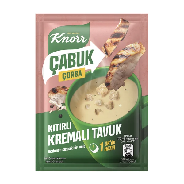 KNORR KREMALI TAVUK ÇORBASI